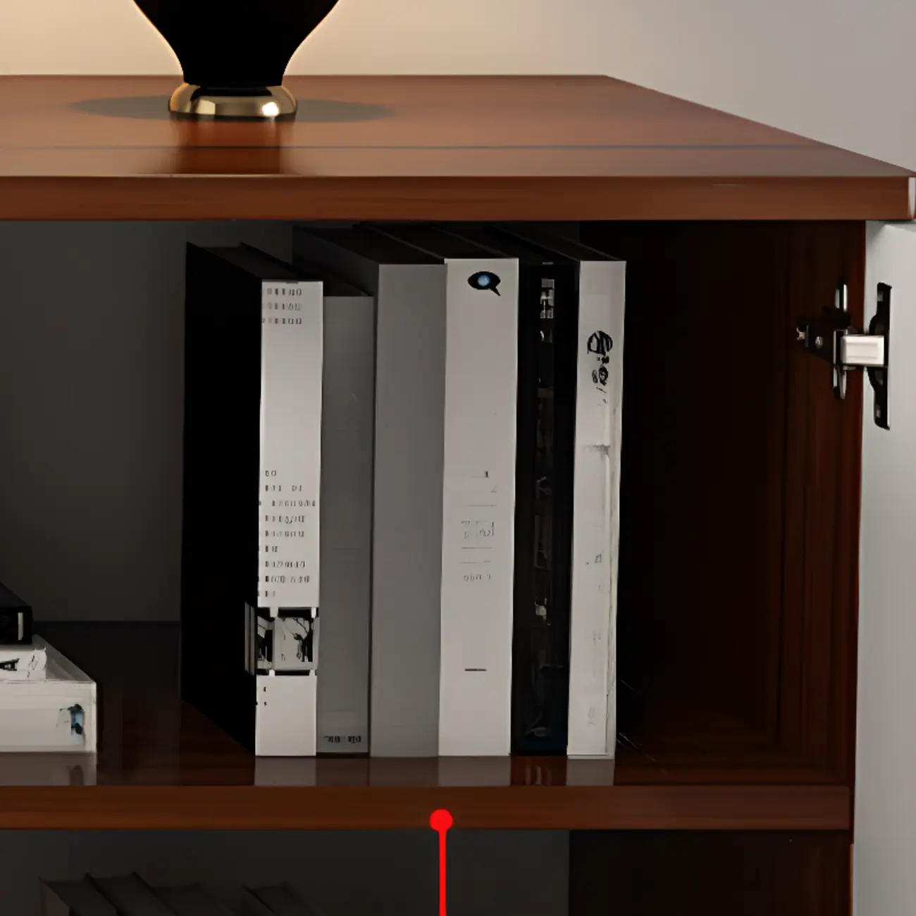 Modern White Wooden TV Stand with Storage and Cable Management | homeyfad