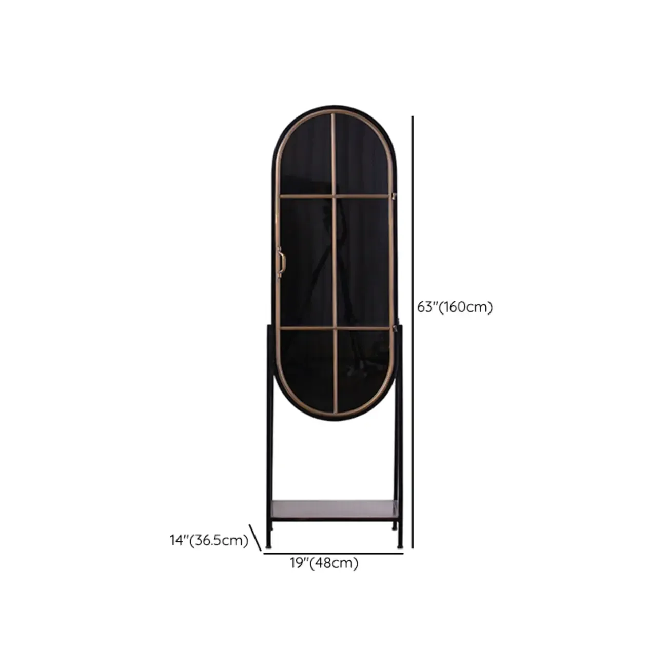 Vintage 3-Drawer Wood Freestanding Wine Cabinet with Doors Image - 19