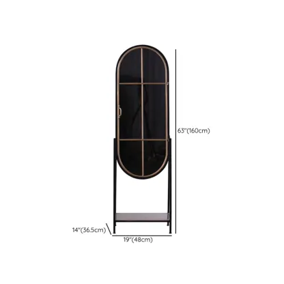 Vintage 3-Drawer Wood Freestanding Wine Cabinet with Doors Image - 19