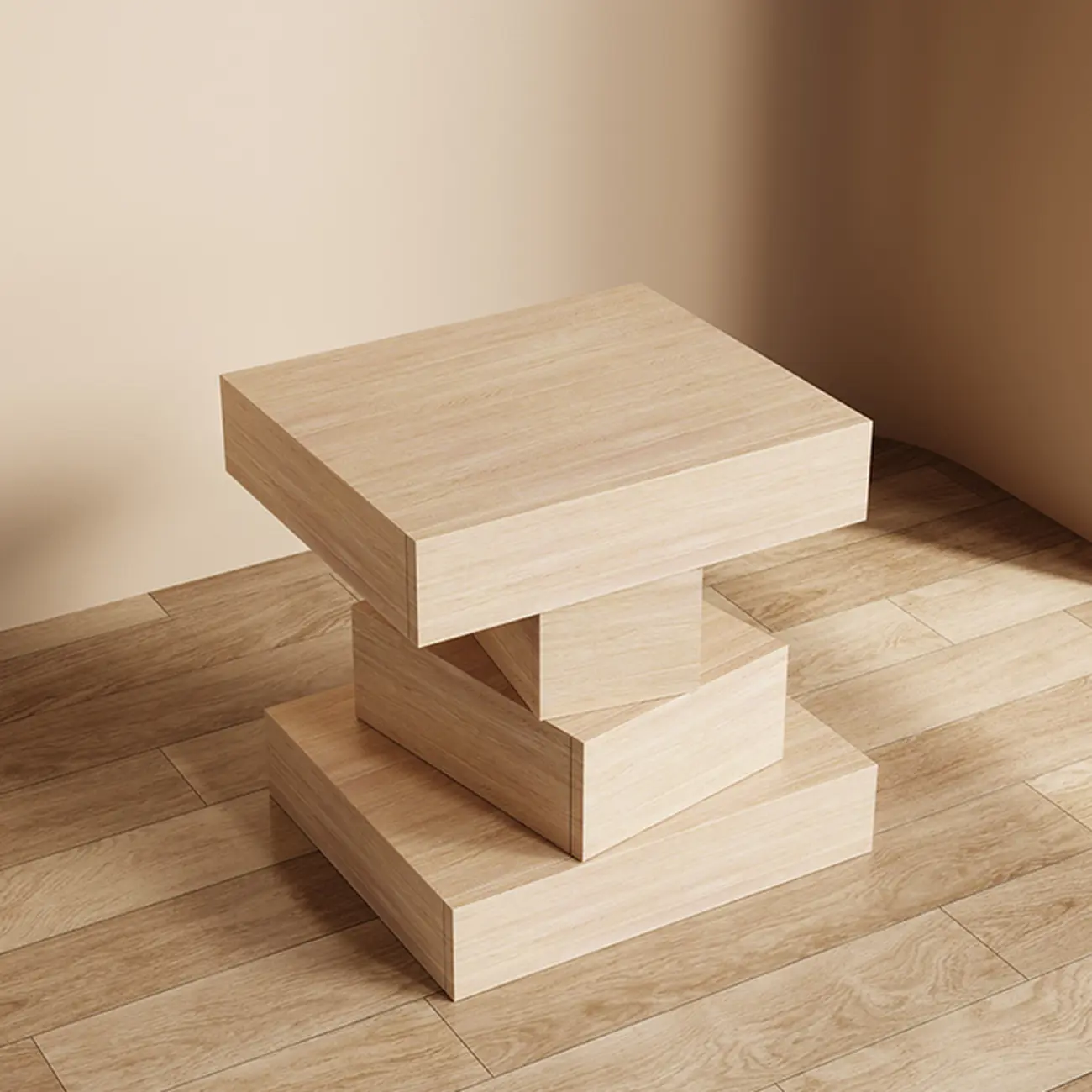 Narrow 4 Drawers Leather Top Walnut Nightstand Image - 8 | homeyfad