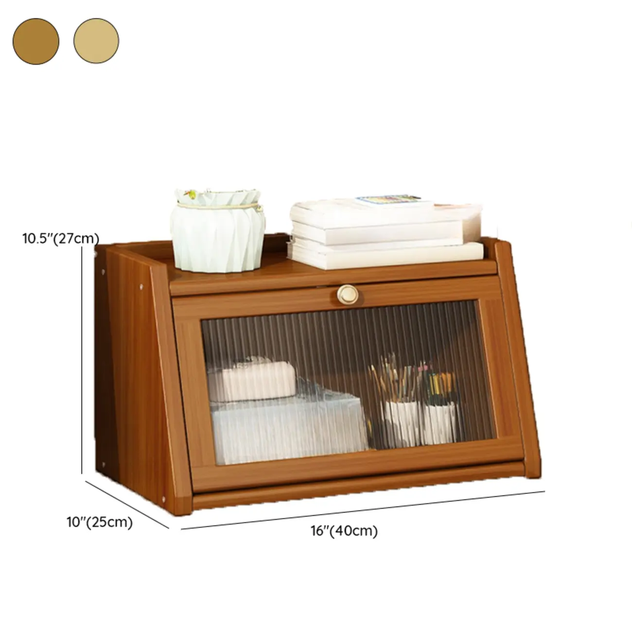 Compact Wood Step Bookcase with Glass Doors #size | homeyfad