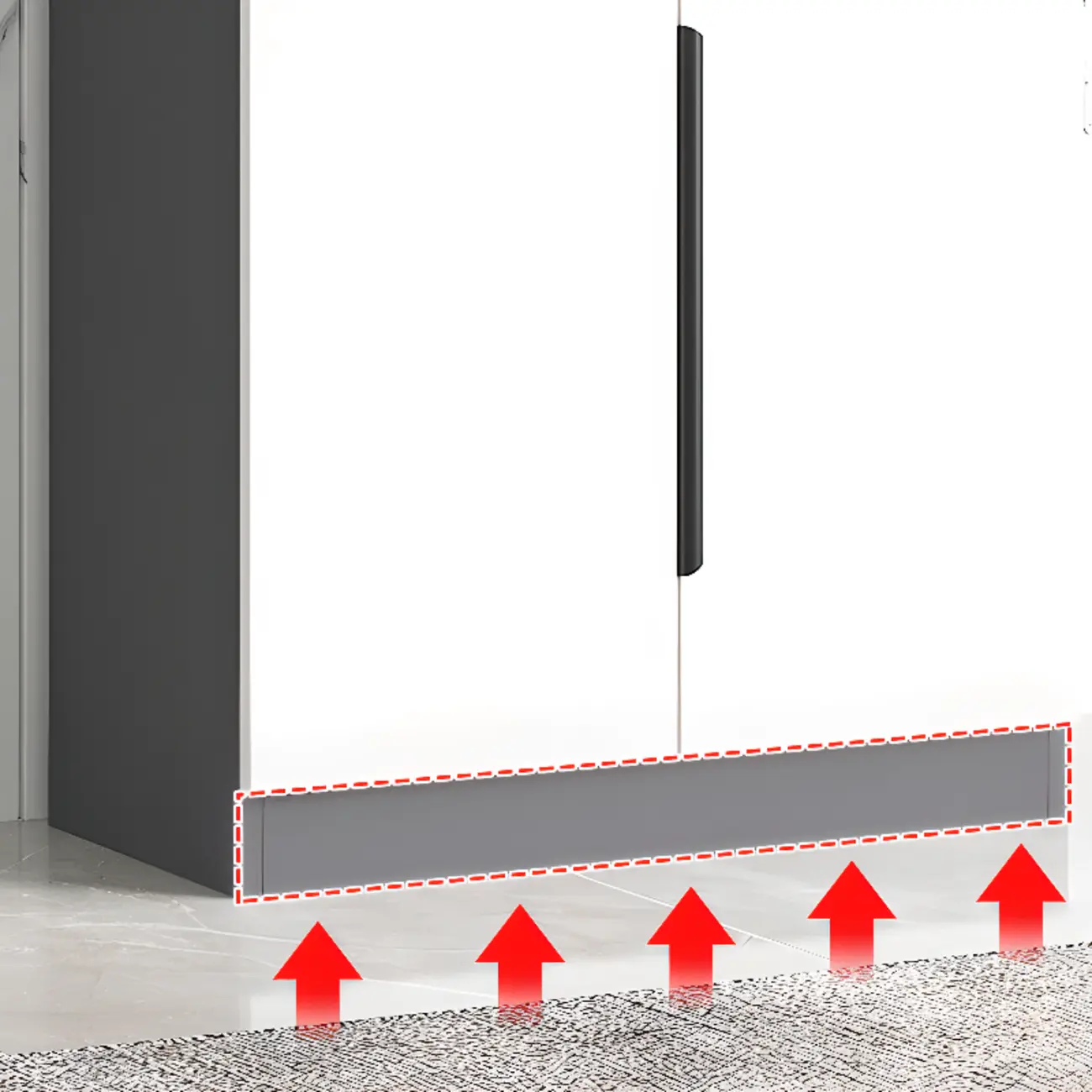 White Wooden Glass Door Display Storage Bookcase Image - 11 | homeyfad