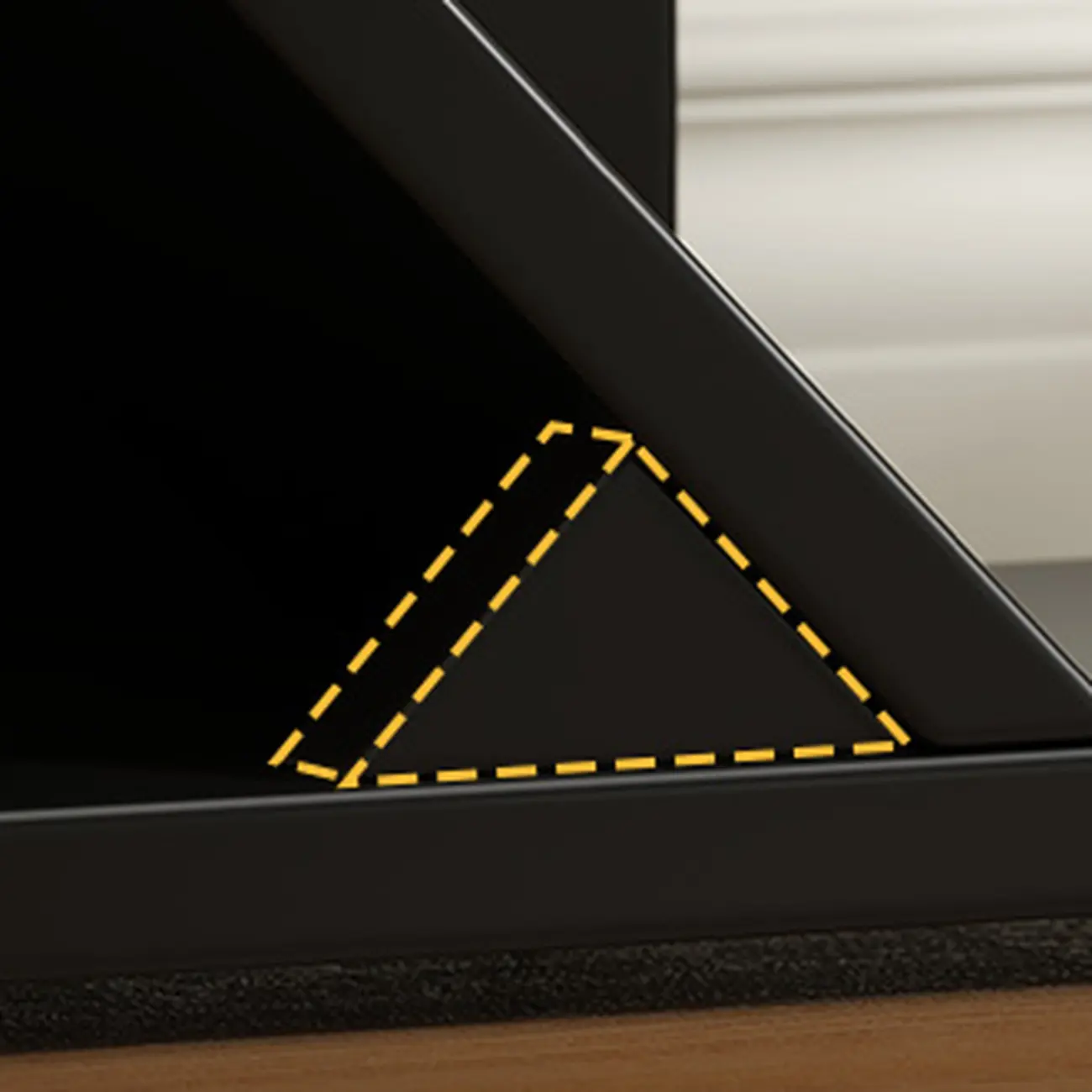 Black Wood Tree-Shaped Vertical Display Bookcase Image - 7 | homeyfad