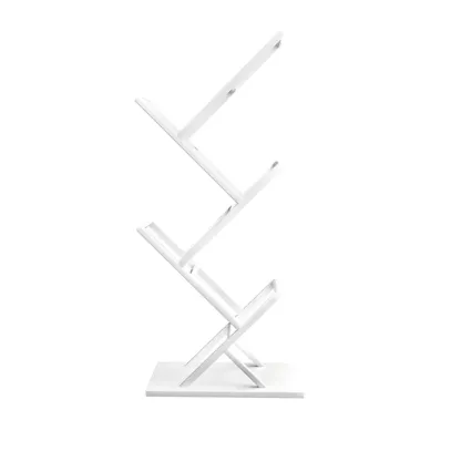 73"H Black Metal Geometric Open Cube Bookcase Image - 26