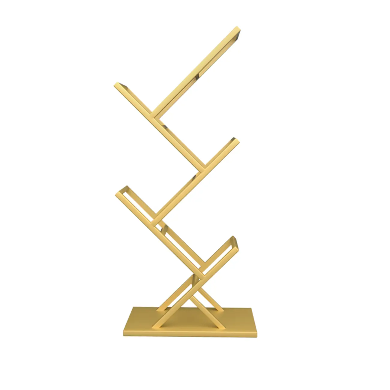 73"H Black Metal Geometric Open Cube Bookcase Image - 27 | homeyfad