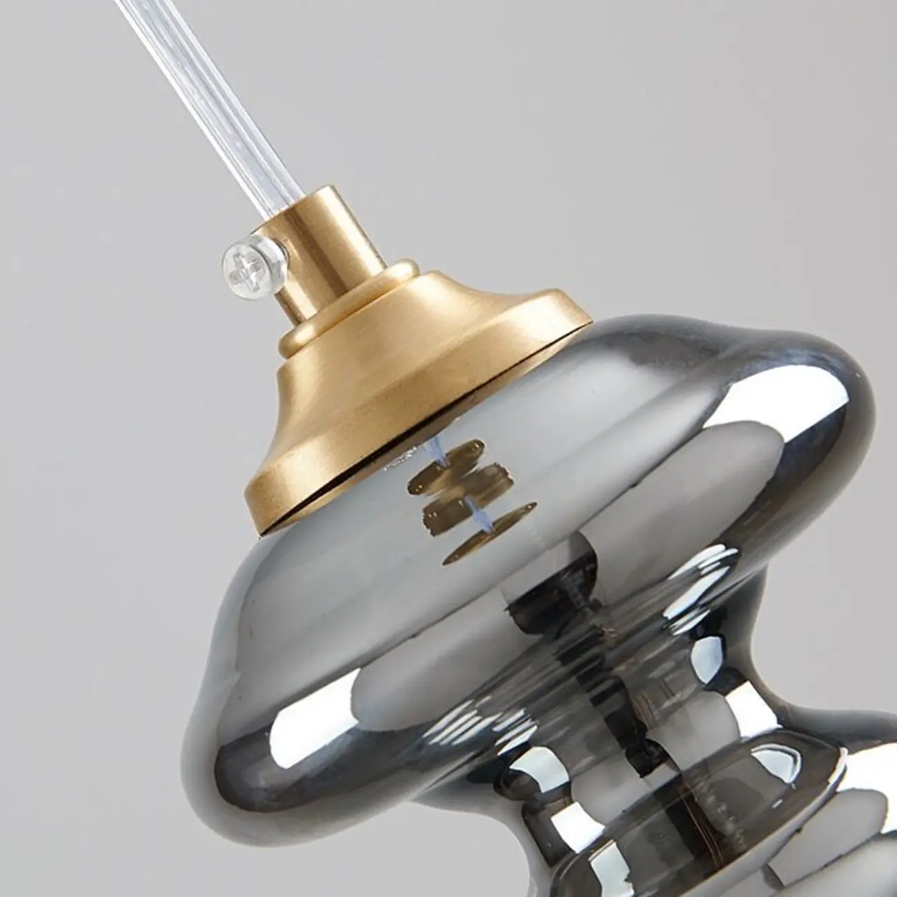 Modern Glass Adjustable Kitchen Pendant Light Dimmable LED Image - 20 | homeyfad