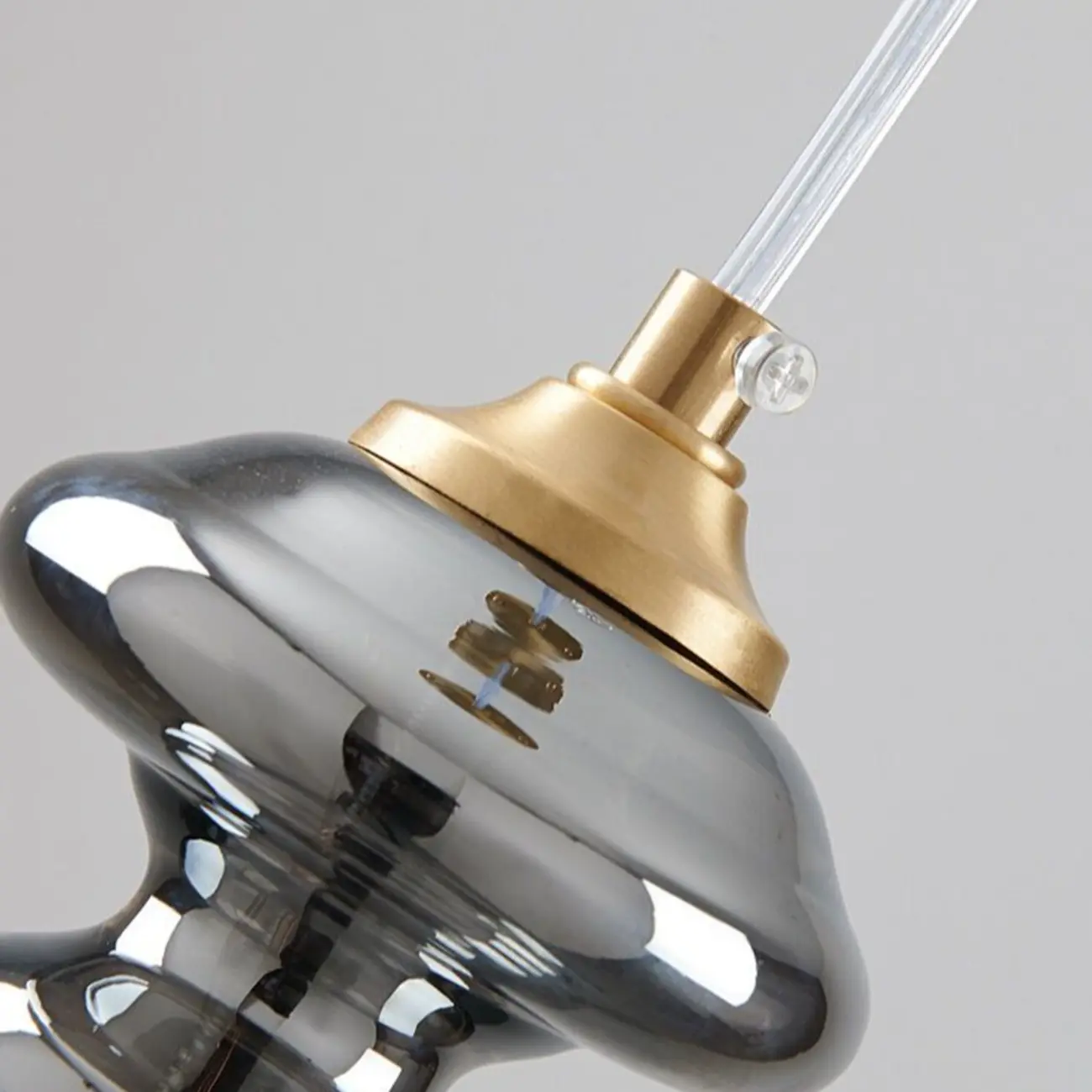 Modern Glass Adjustable Kitchen Pendant Light Dimmable LED Image - 21 | homeyfad