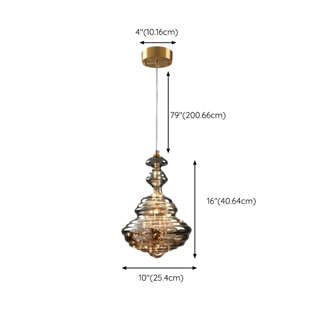 Modern Glass Adjustable Kitchen Pendant Light Dimmable LED Image - 25 | homeyfad
