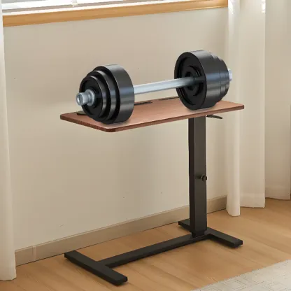 Traditional Wooden Motorized Adjustable Office Standing Desk Image - 5