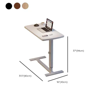 Traditional Wooden Motorized Adjustable Office Standing Desk Image - 16