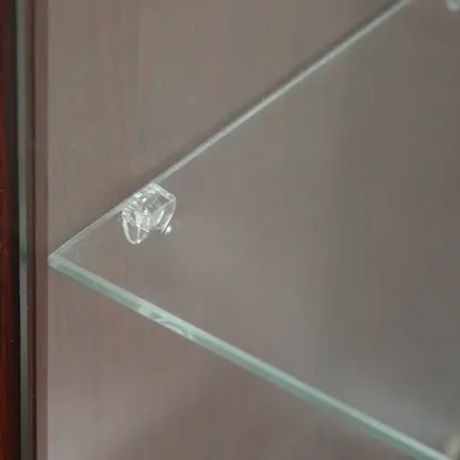 Wall-Mounted Wooden Enclosed Display Cabinet for Collectibles Image - 5