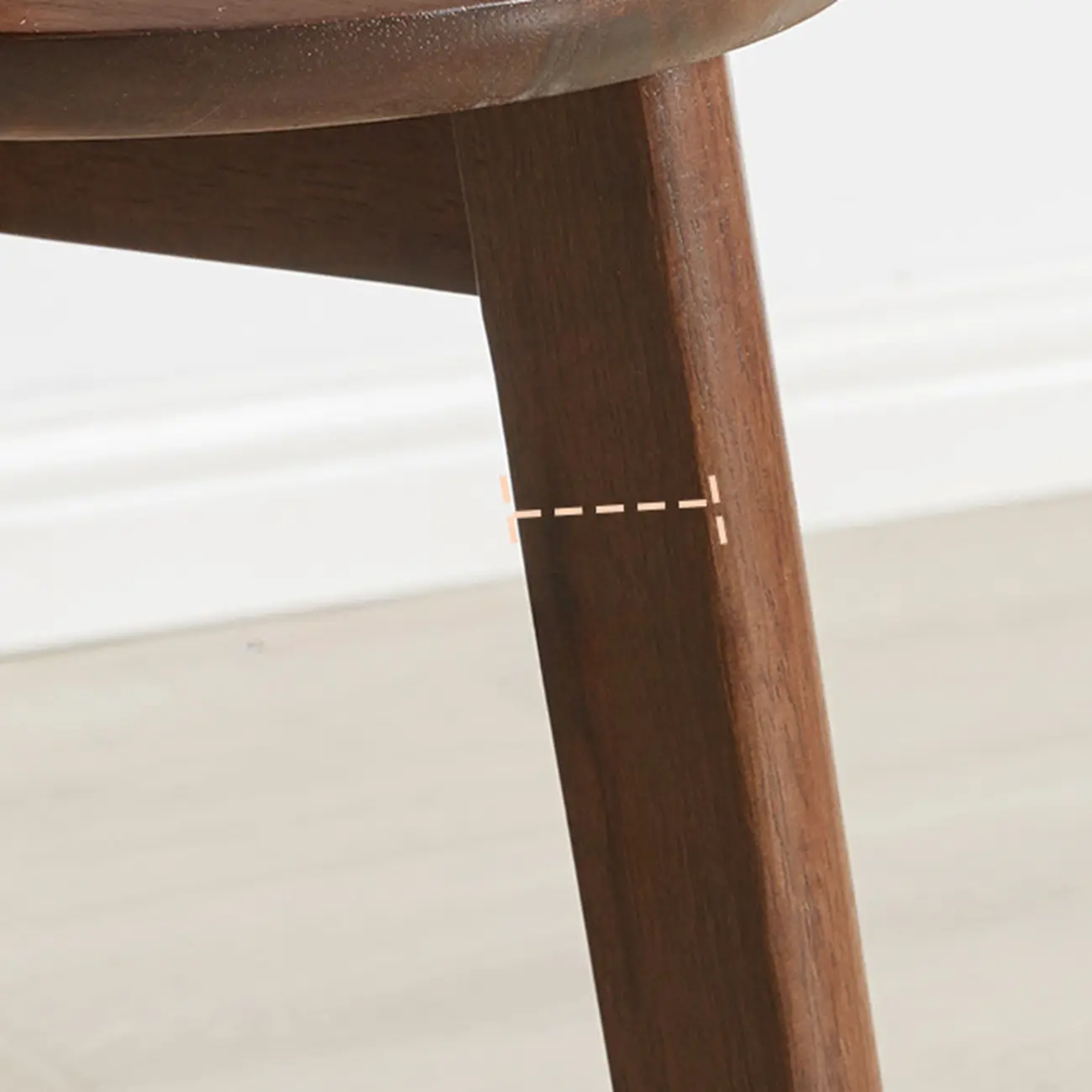 Brown Tripod Base Wood Round Side Table with Storage Image - 8 | homeyfad