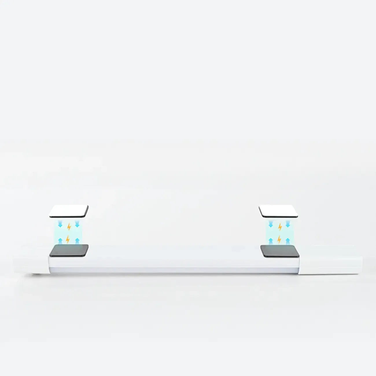 1-Light Modern Black Geometric LED Vanity Light Image - 14