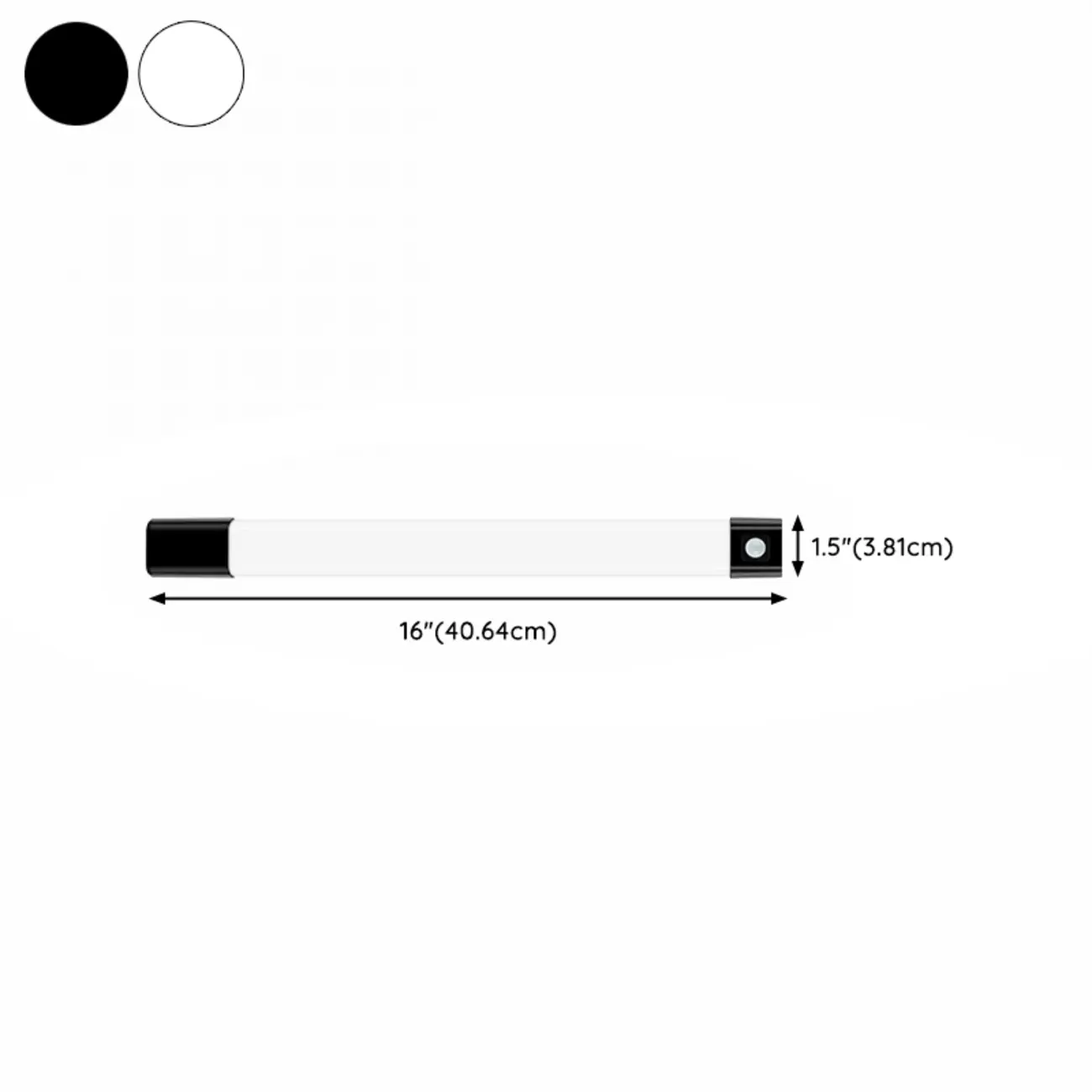 1-Light Modern Black Geometric LED Vanity Light Image - 18 | homeyfad