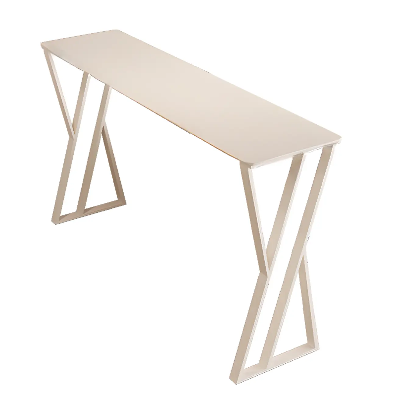 Modern Chalk Slate Metal Twin Pedestal Bar Tables Image - 2 | homeyfad