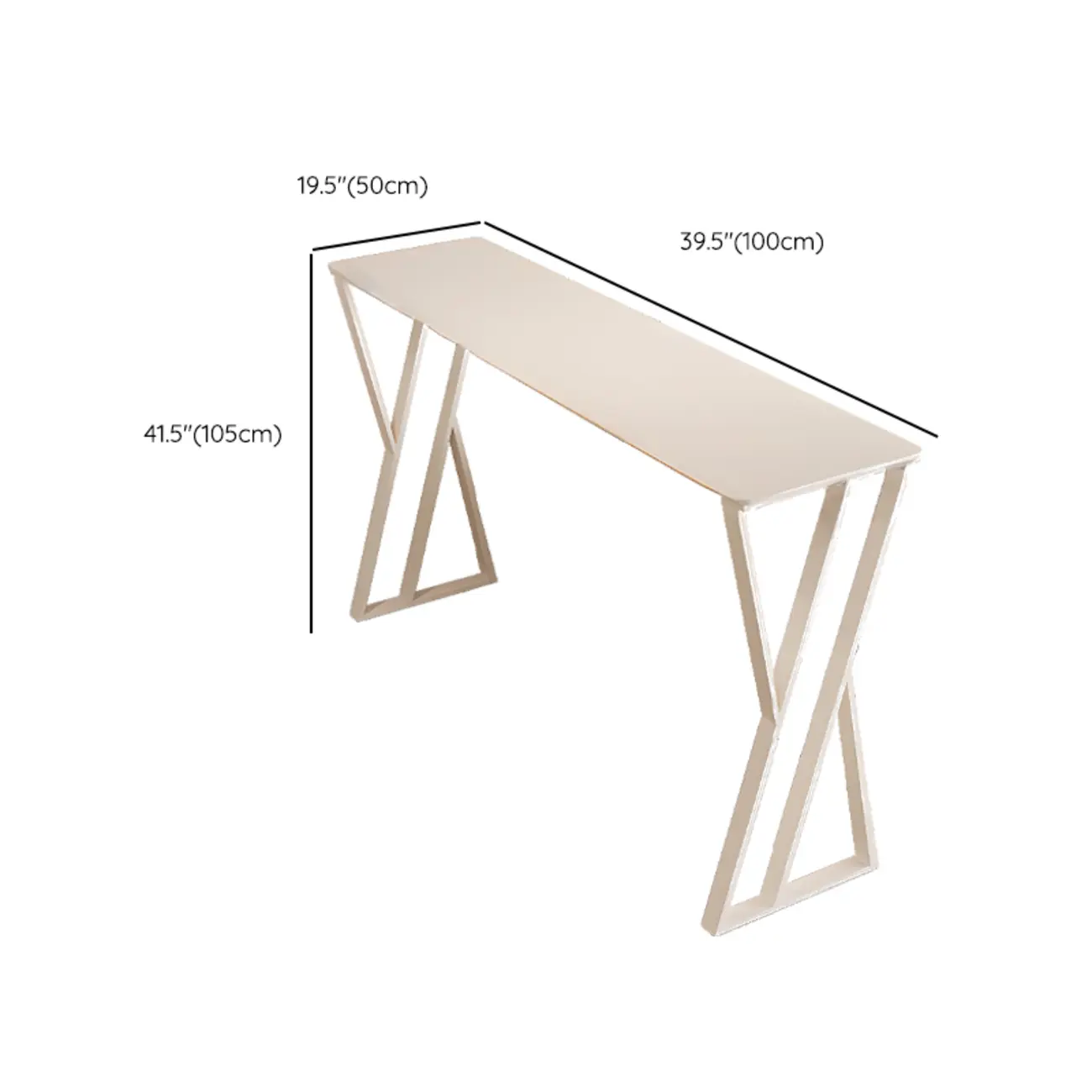 Modern Chalk Slate Metal Twin Pedestal Bar Tables #size | homeyfad