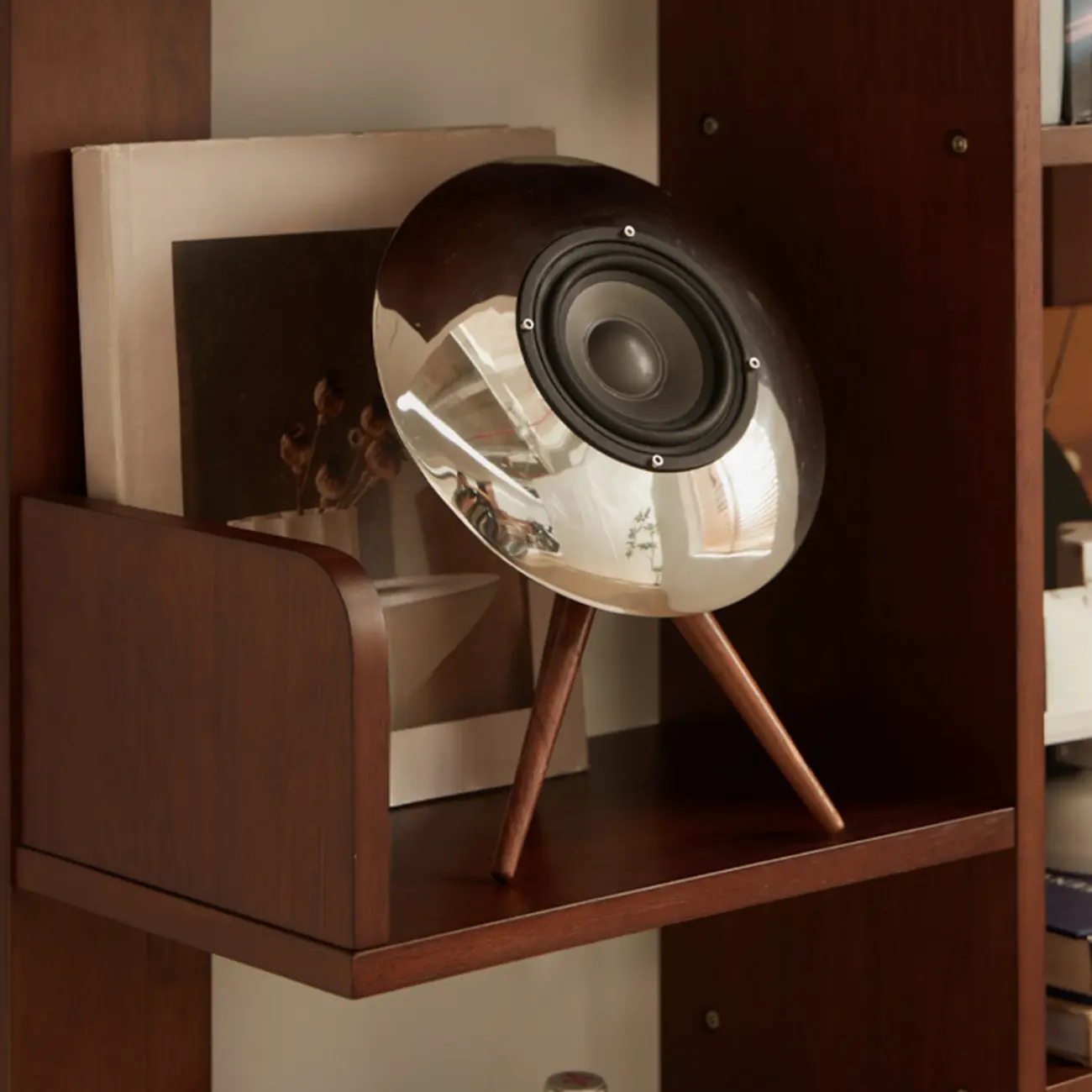 Rectangle Brown Wood 4-Tier Open Bookcase Image - 5 | homeyfad