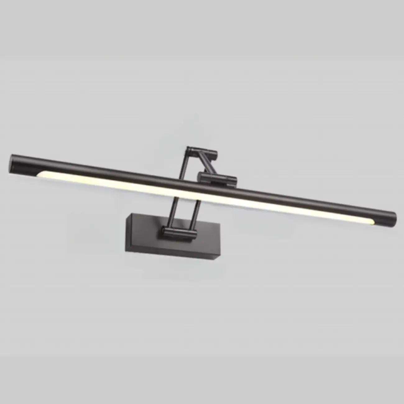 Contemporary Black Metal Cylinder LED Vanity Lights Image - 3 | homeyfad