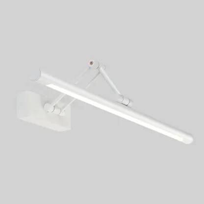 Contemporary Black Metal Cylinder LED Vanity Lights Image - 5