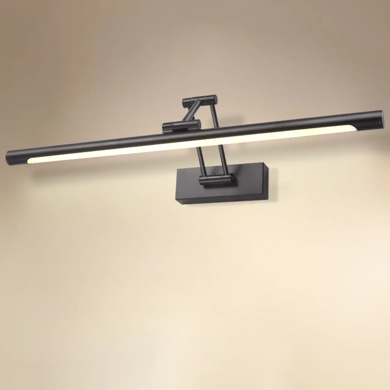 Contemporary Black Metal Cylinder LED Vanity Lights Image - 8 | homeyfad