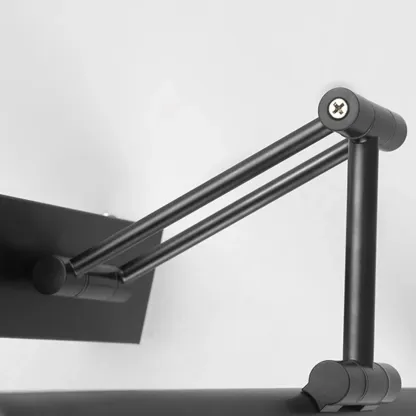 Contemporary Black Metal Cylinder LED Vanity Lights Image - 9