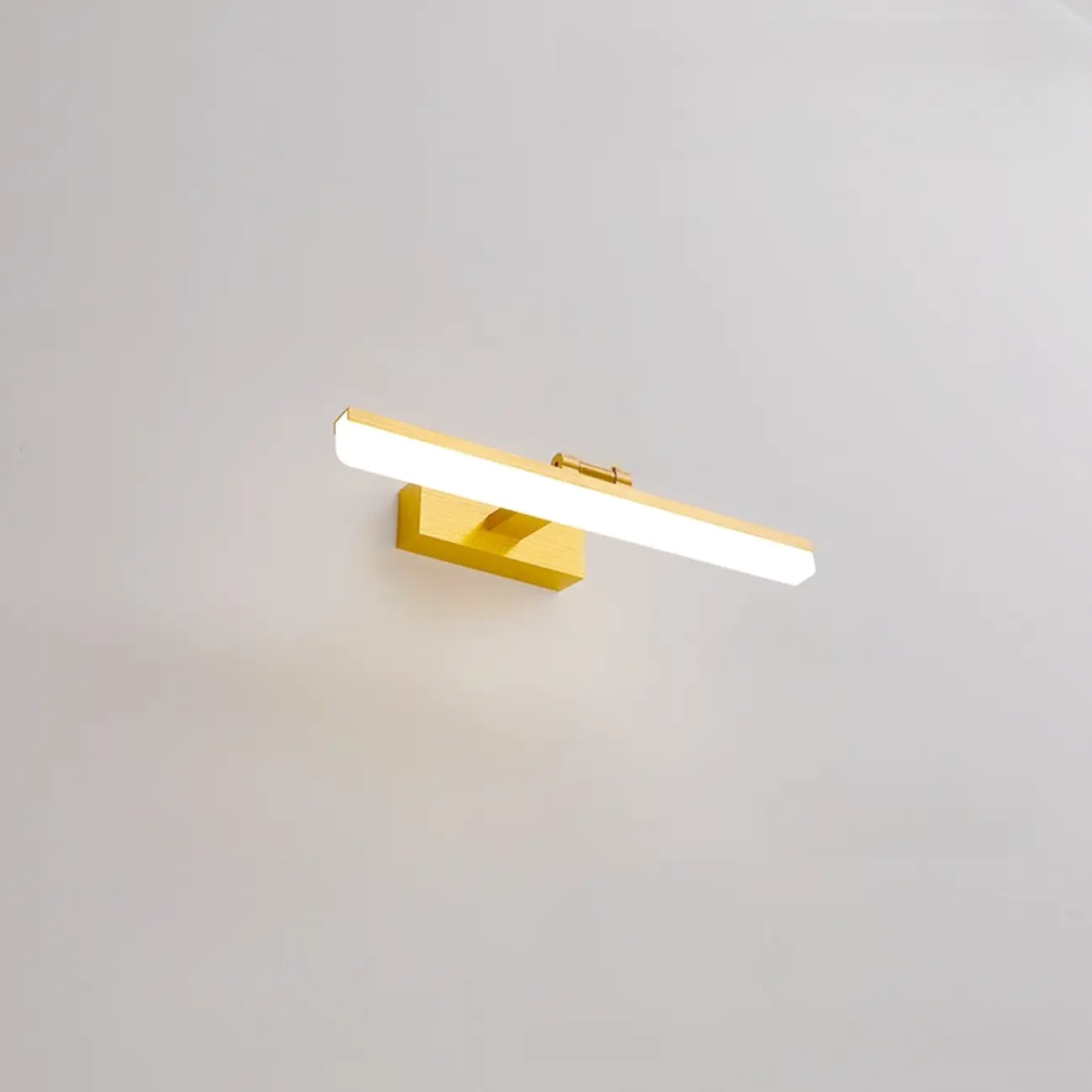 Rectangle 1-Light Black Metal Vanity Light for Bathroom Image - 13 | homeyfad