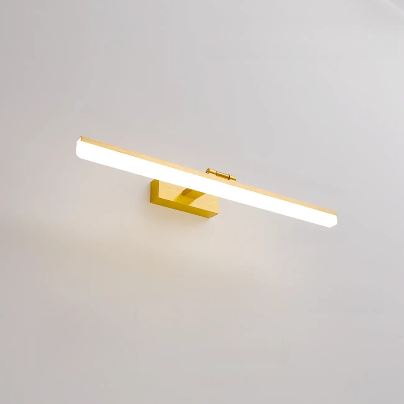 Rectangle 1-Light Black Metal Vanity Light for Bathroom Image - 17 | homeyfad