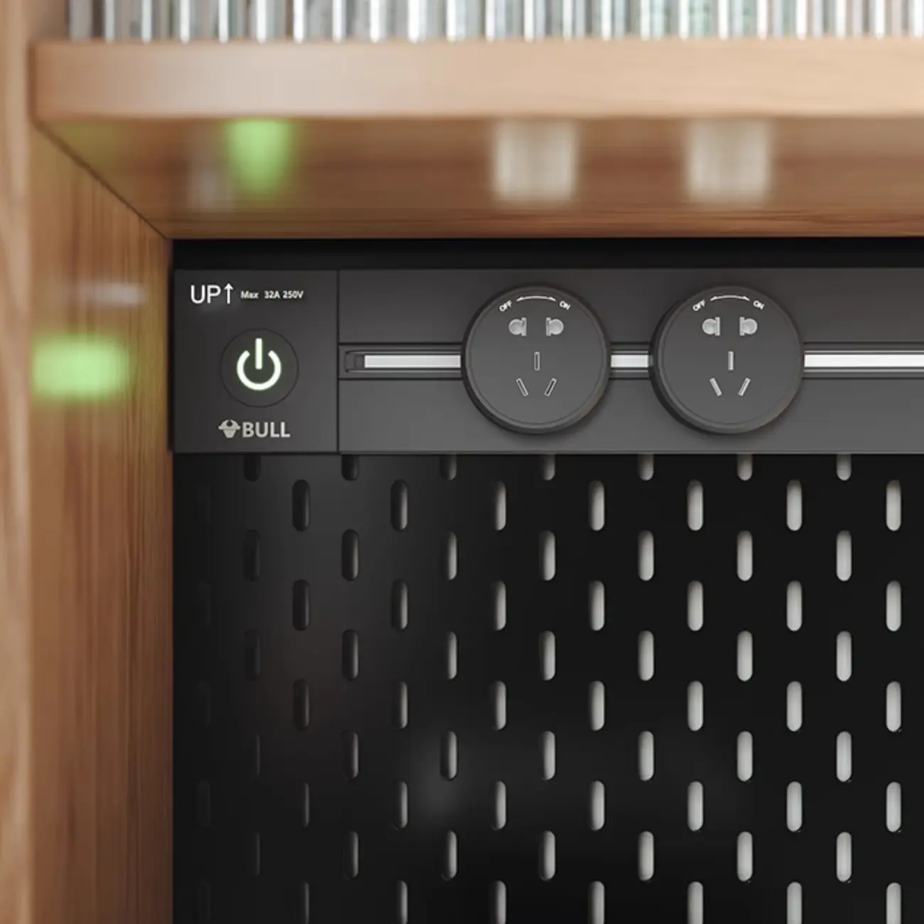 Stone-Top 4-Drawer Wooden Sideboard Cabinet in Natural Finish Image - 10 | homeyfad