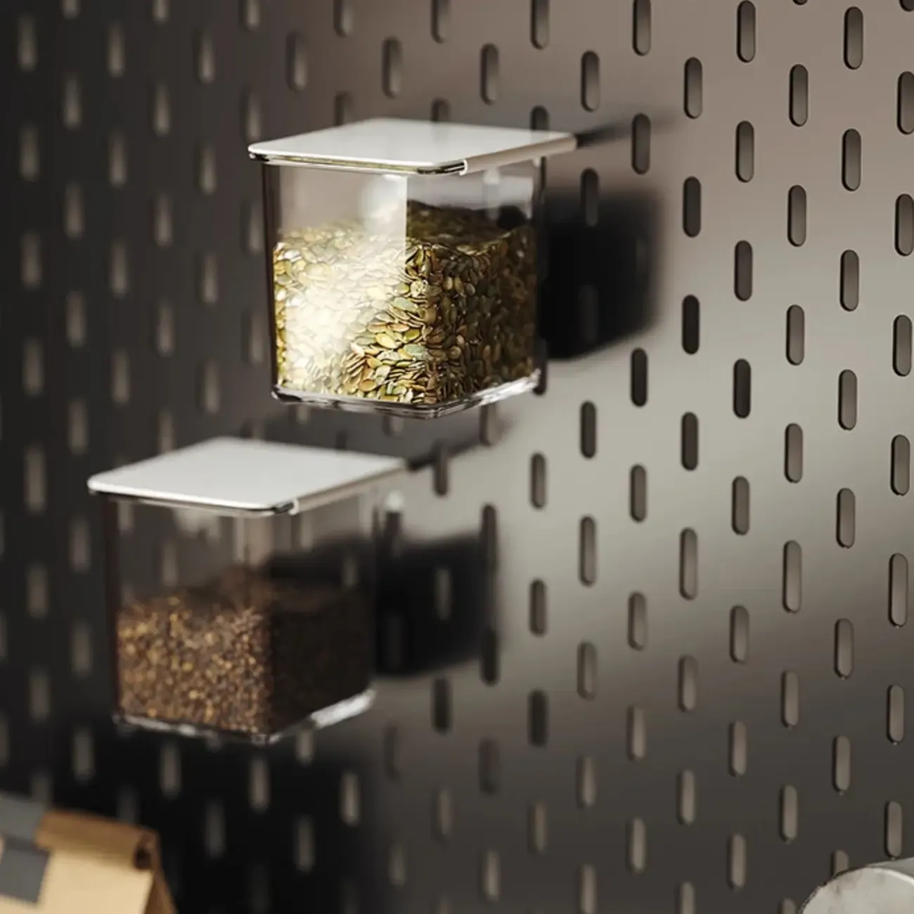 Stone-Top 4-Drawer Wooden Sideboard Cabinet in Natural Finish Image - 11