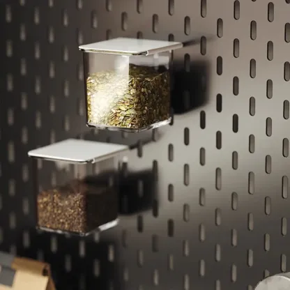 Stone-Top 4-Drawer Wooden Sideboard Cabinet in Natural Finish Image - 11