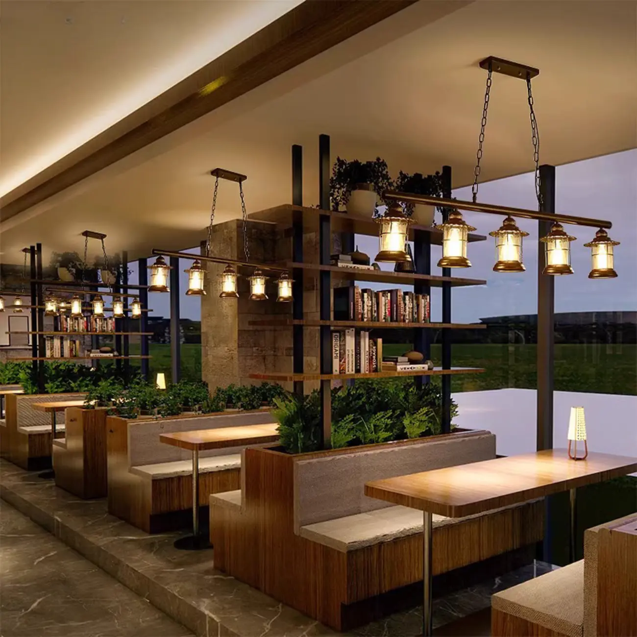 Industrial Rust Cylinder Black Pendant Lights for Kitchen Island Image - 3 | homeyfad