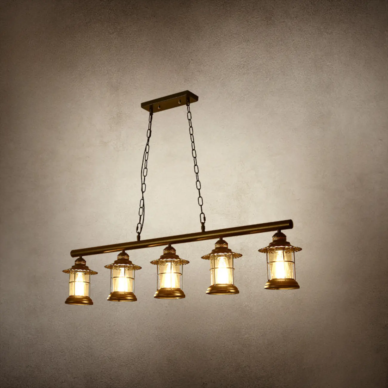 Industrial Rust Cylinder Black Pendant Lights for Kitchen Island Image - 10 | homeyfad