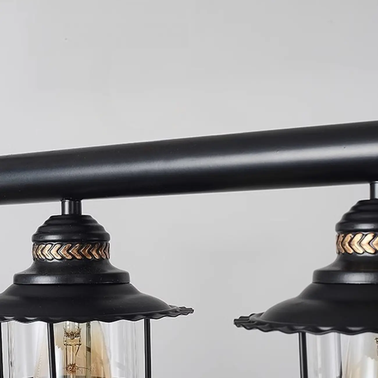 Industrial Rust Cylinder Black Pendant Lights for Kitchen Island Image - 14 | homeyfad
