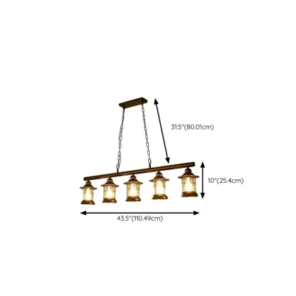 Industrial Rust Cylinder Black Pendant Lights for Kitchen Island Image - 17