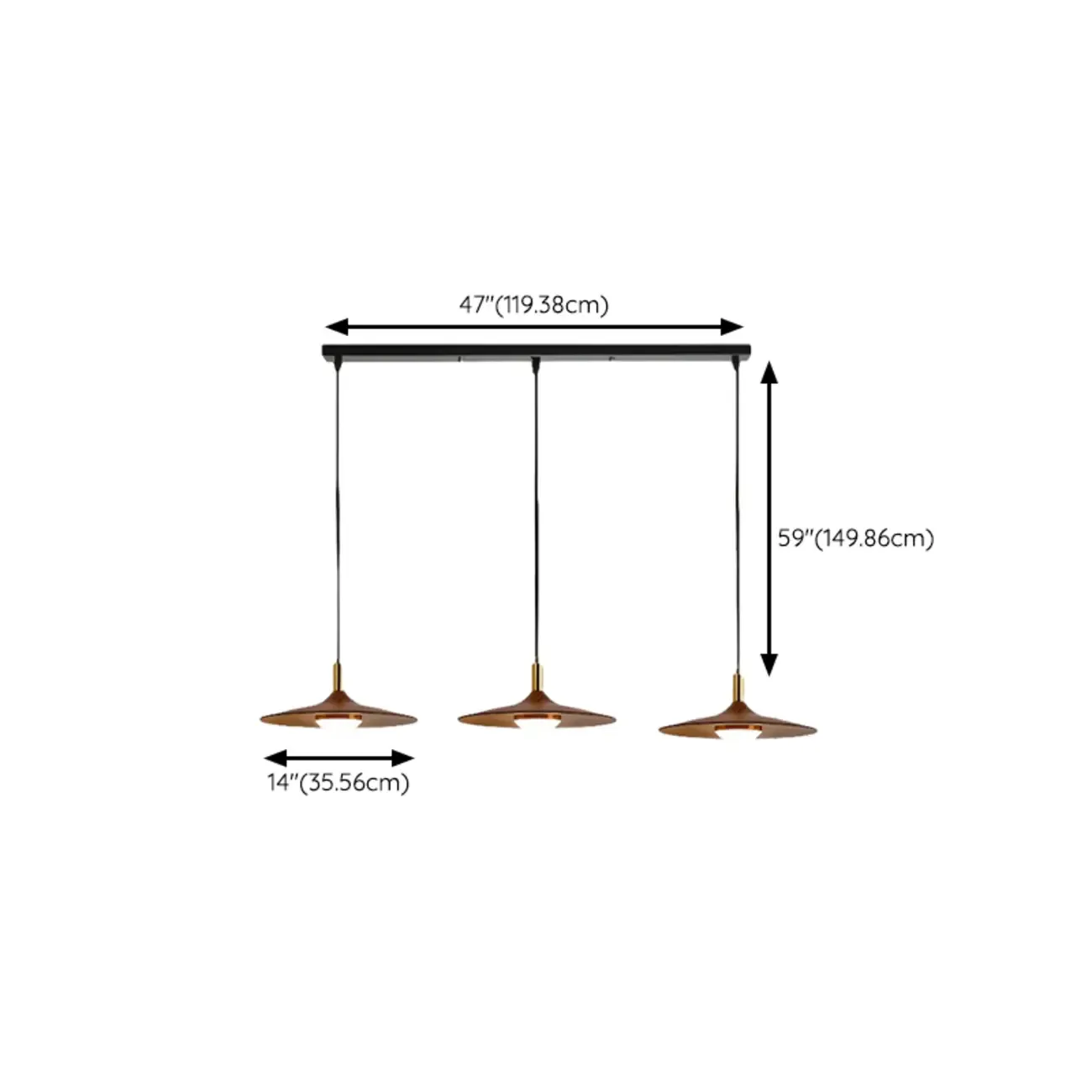 Modern Geometric Adjustable Island Light for Kitchen Area Image - 8