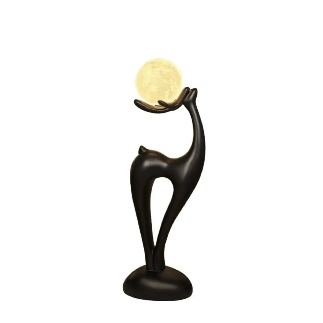 3 Color Light Deer-Shaped LED Floor Lamp for Bedroom Decor Image - 9