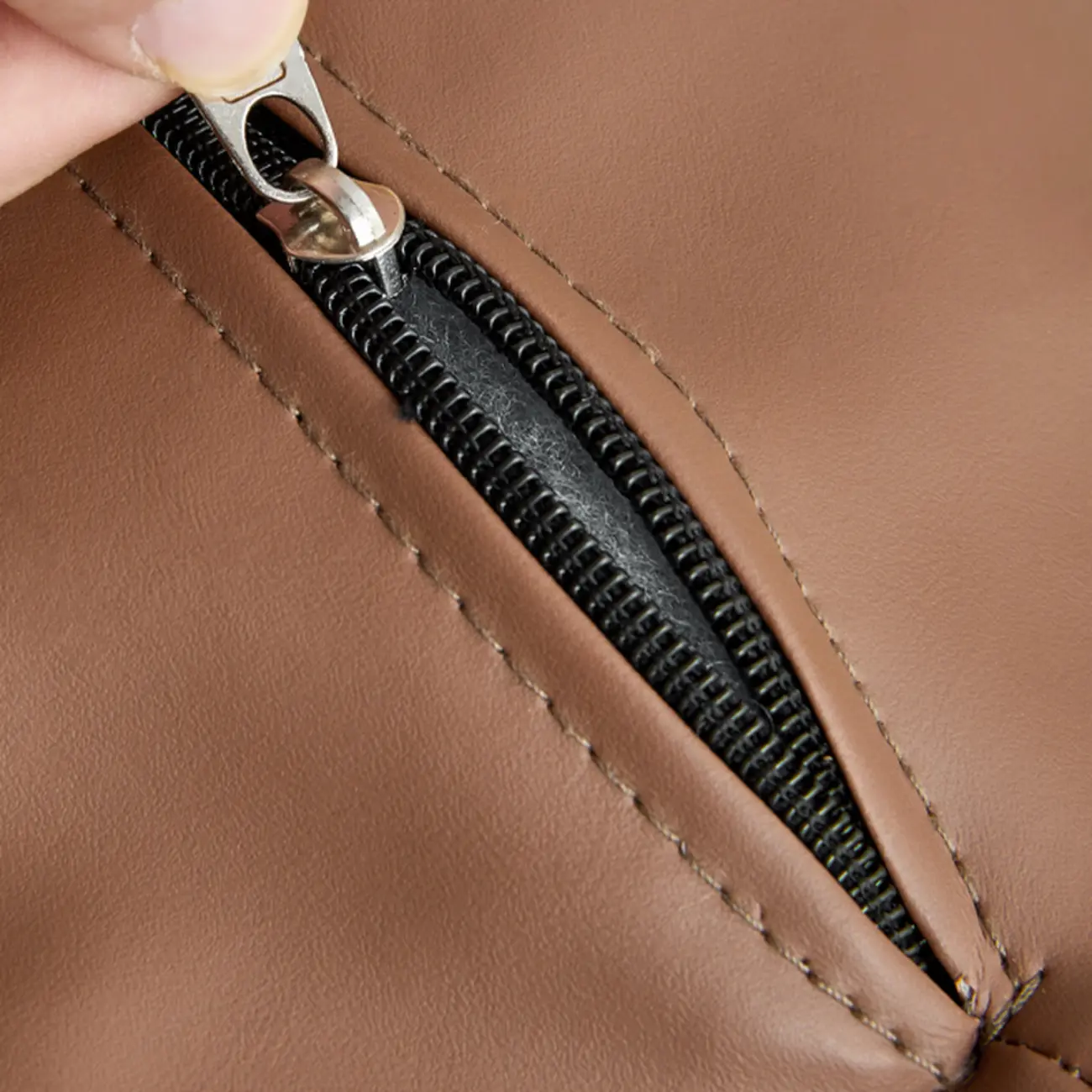 Modern Fabric Square Arm Accent Chair with Pillow Back Image - 17 | homeyfad