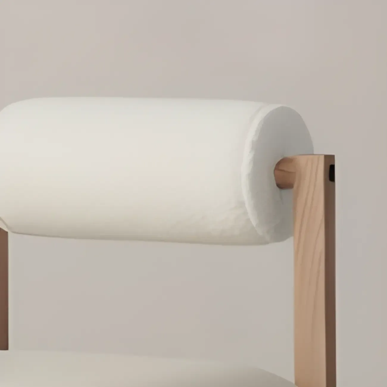 Modern Simple Style Leather Bar Stools with Rear Seat Back and Foot Pedestal Image - 7