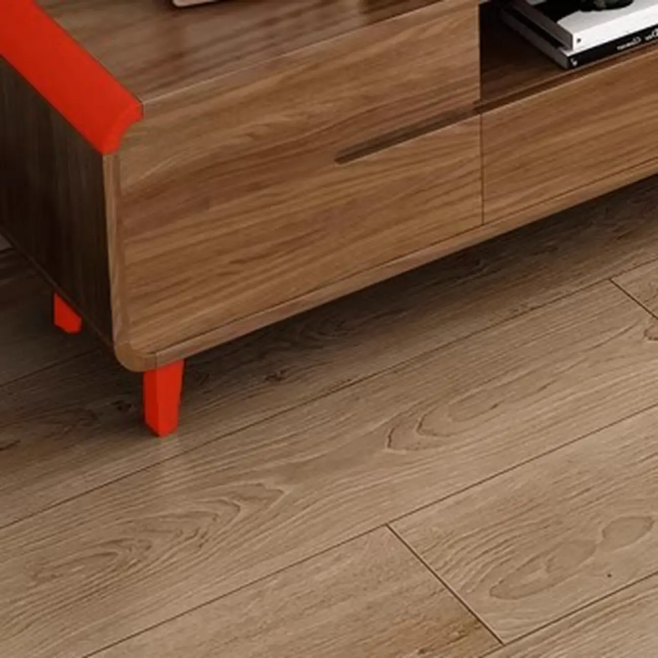 Mid-Century Modern Wood TV Stand with Storage | homeyfad