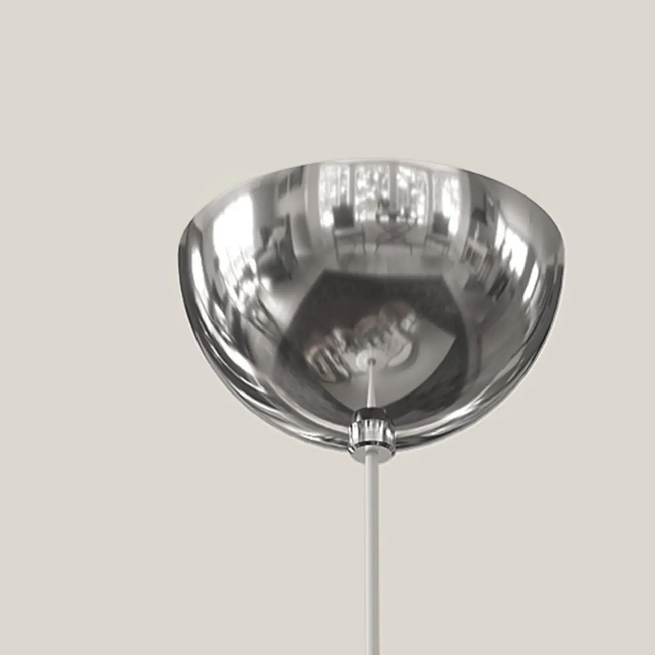 Modern Milk Cocoa Glass Floral Pendant Light Image - 4 | homeyfad