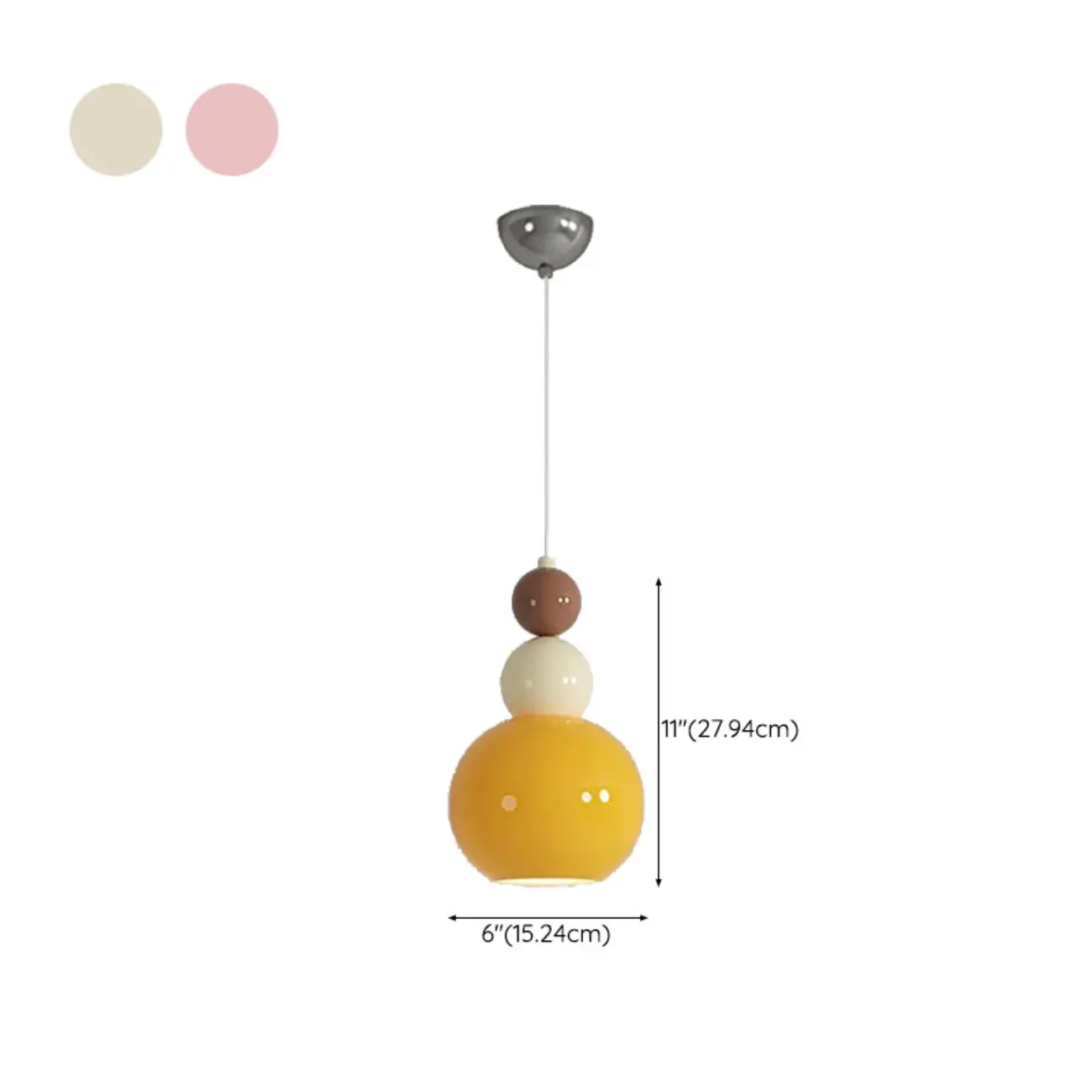 Modern Milk Cocoa Glass Floral Pendant Light Image - 16 | homeyfad