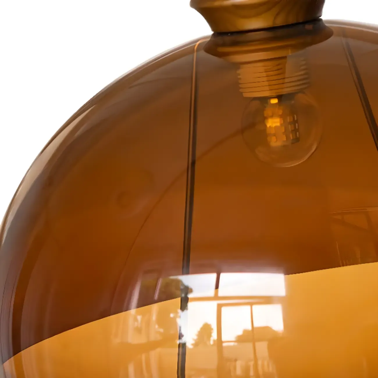 Modern Brown Dome Adjustable Pendant Lighting Image - 4