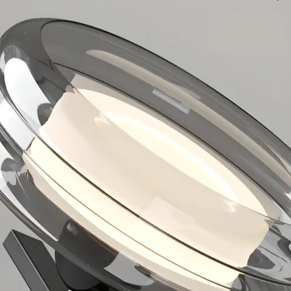 Modern Grey Glass Island Pendant Light with Adjustable Fixture Image - 14