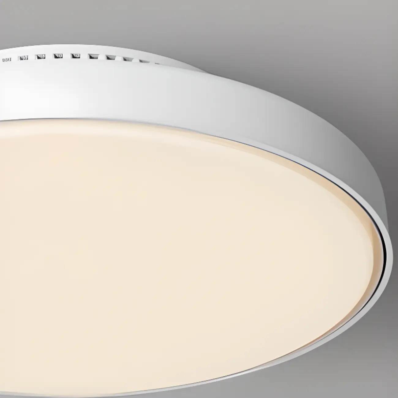 17" Modern Flush Mount Bladeless Ceiling Fan Light with Remote | homeyfad