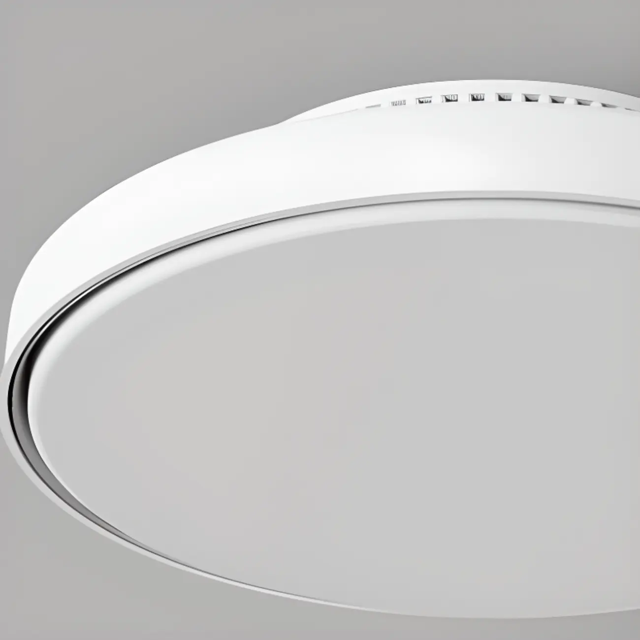 17" Modern Flush Mount Bladeless Ceiling Fan Light with Remote | homeyfad