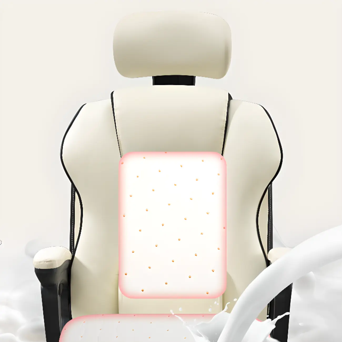 Modern Leather Ergonomic Swivel Office Chair Image - 10 | homeyfad