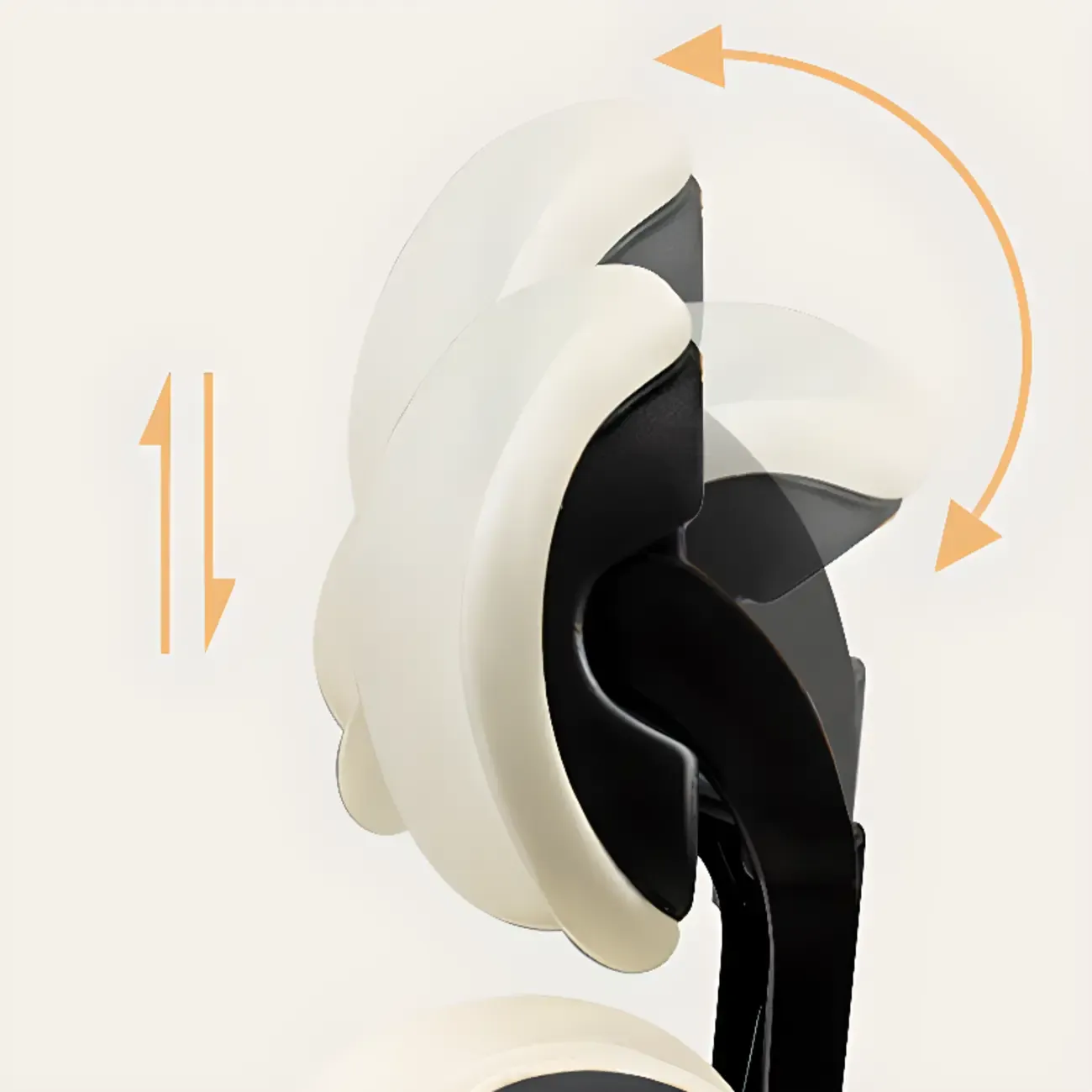 Modern Leather Ergonomic Swivel Office Chair Image - 14