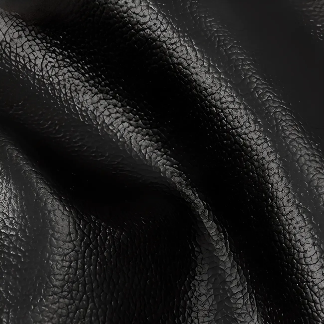 Ergonomic Black Leather Reclining Office Chair Image - 7