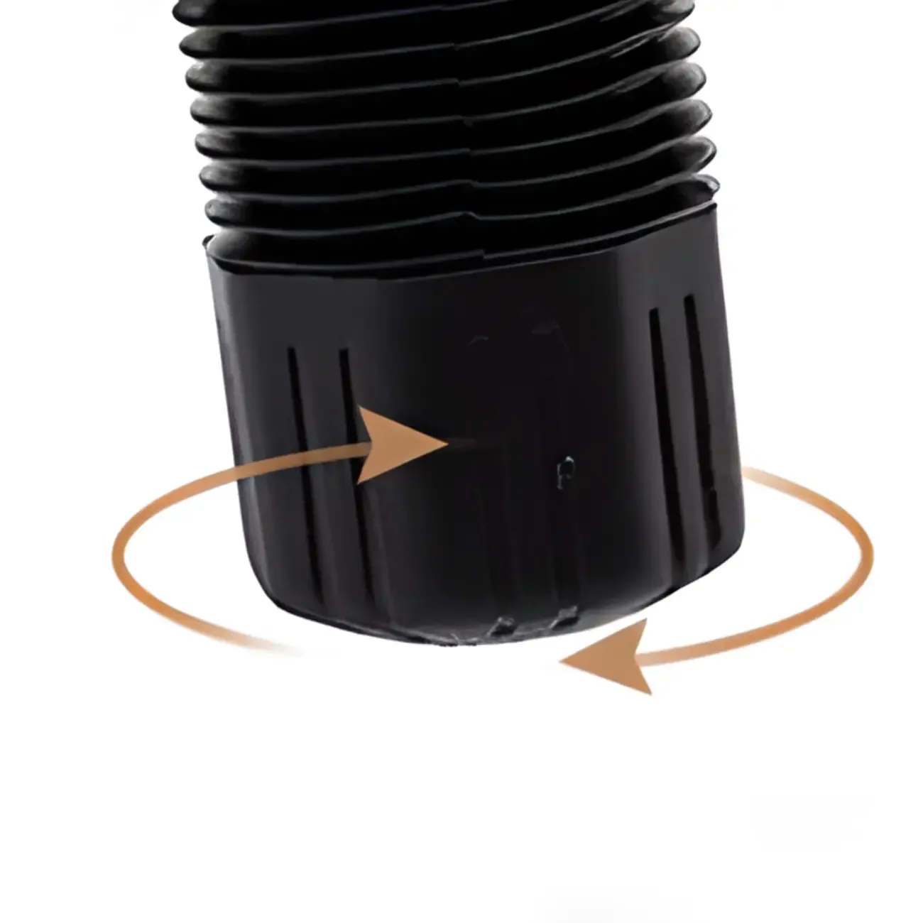 Ergonomic Black Leather Reclining Office Chair Image - 6