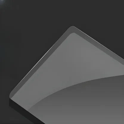 Modern Black Clear Glass LED Adjustable Display Cabinet Image - 12